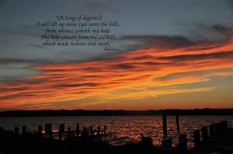 Sunset Psalm 121 Photograph By Loretta Foster Angels Eye Photography