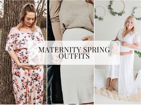 Ideas For Classy Affordable Spring Maternity Outfits