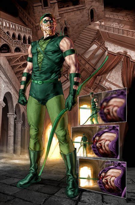 Comic Book Panels • Post Crisis Green Arrow Went Through A Lot He Was