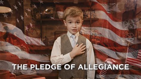 I'm so proud of my small town pledge of allegiance challenge: The Pledge of Allegiance For All Kids! - YouTube