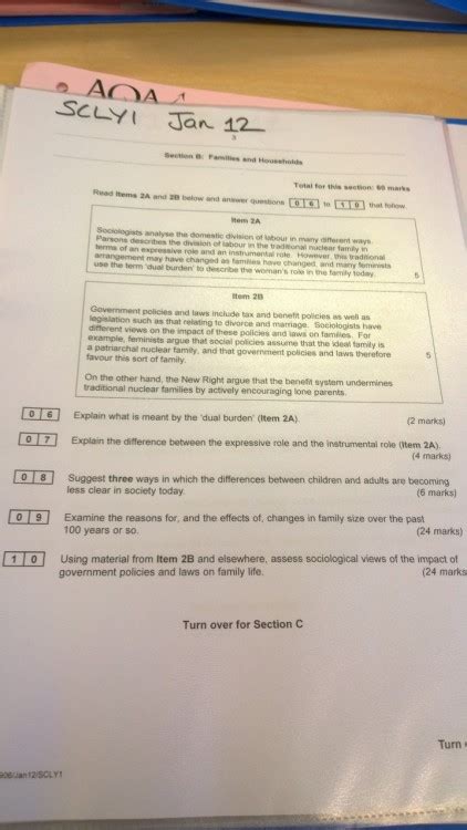 Learn how to read the codes in cie past papers: AQA past paper | Tumblr