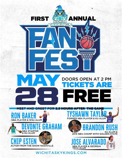 🏀 Wichita Sky Kings To Host Free Fan Fest Sunday