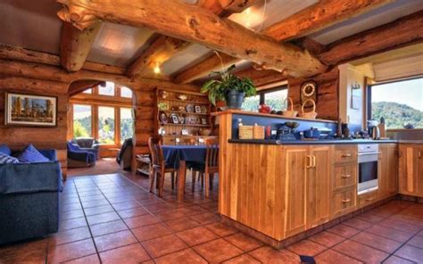 Alpine Log Cabin With Beautiful Interior And Stunning