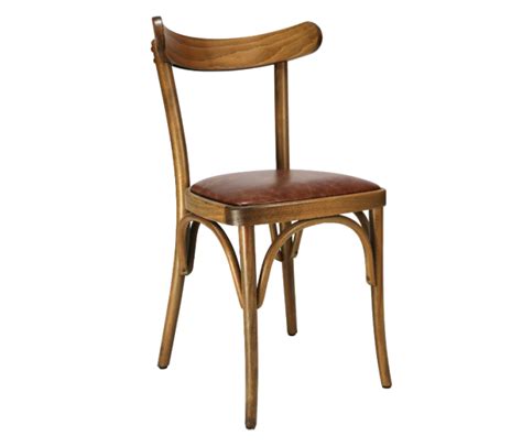 Curved Openback Bentwood Chair Upholstered