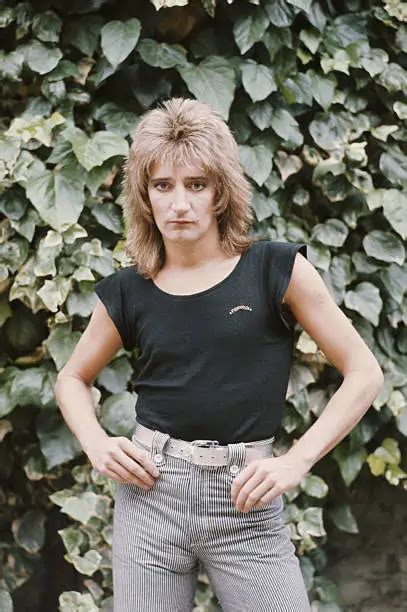 Singer And Songwriter Rod Stewart At His Home 1976 Old Music Photo 2