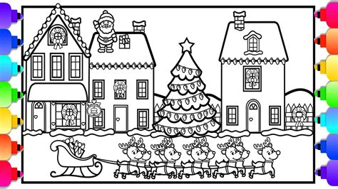 Select from 35870 printable crafts of cartoons, nature, animals, bible and many more. How to Draw a Christmas Village | 💚🎅🎄⛄💚| Christmas ...
