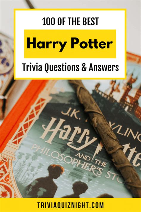 Questions and answers about folic acid, neural tube defects, folate, food fortification, and blood folate concentration. 100 Harry Potter Trivia Questions and Answers | Trivia ...
