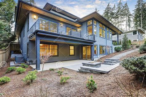 Luxurious New Construction Home In Bellevue Wa Stock Image Image Of