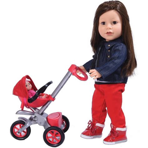 The New York Doll Collection Bye Bye Baby Doll Stroller