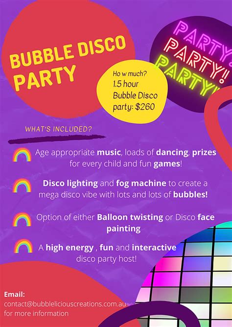Bubble Disco Bubblelicious Creations