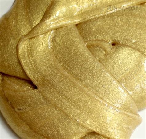 Gold Slime Recipe Yields Stunning Results Fun A Day