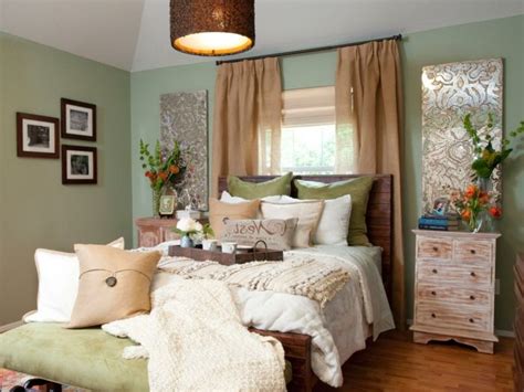 Dormitorios Matrimonio Modernos Dormitorio Con Paredes Verdes Cama