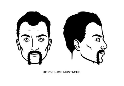 The Horseshoe Mustache How To Shave Examples And More