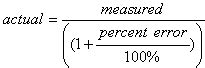 Thanks to this tool, you will be able to quickly assess whether your read on to learn how to calculate percent error and discover the percent error formula. Percent Error Equations Formulas Calculator - Actual ...