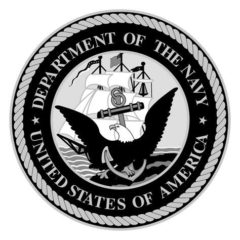 Official Navy Logo Black And White