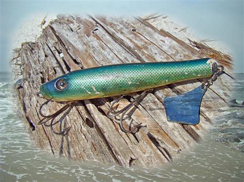 Vintage Lido Flaptail Saltwater Fishing Lure Photograph By Carol Senske