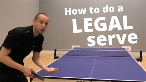 How To Serve In Ping Pong For Beginners How To Serve Legally In Table Tennis Greg S Table