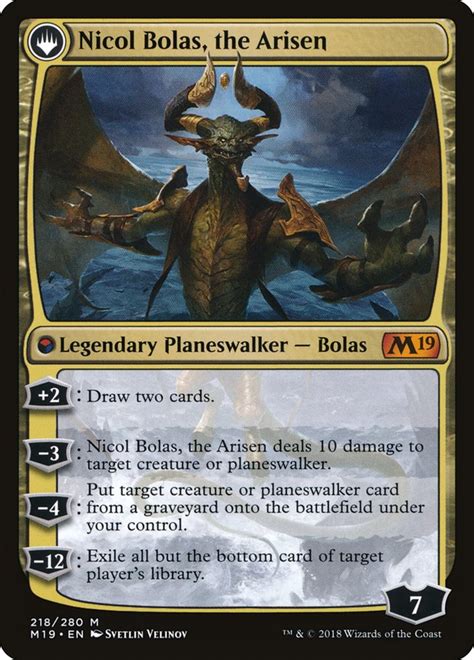 Magic the gathering, magic cards, singles, decks, card lists, deck ideas, wizard of the coast, all of the cards you need at great prices are available at cardkingdom. Nicol Bolas, the Ravager // Nicol Bolas, the Arisen (Core Set 2019) in 2020 | Cards, Drawings ...