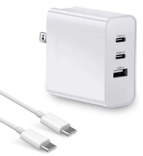 Oh, and did we mention it currently costs $30 at amazon? USB C Wall Charger, Zmoon 65W Fast Portable 3 Port Charger ...