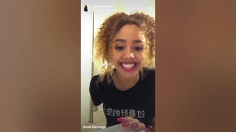 Amelia MonÉt Twerking On Instagram Live Youtube