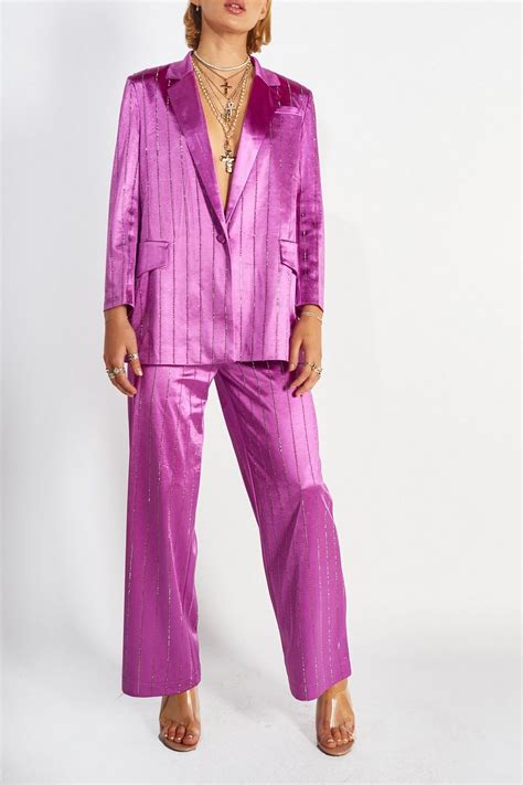 Purple Suit Jacket By Jaded London Topshop Europe Topshop Outfit