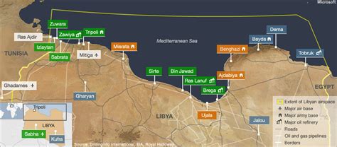 Bbc News Libya In Maps