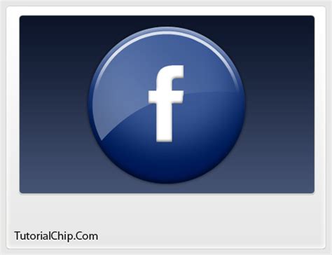 Round Facebook Icon Tutorialchip