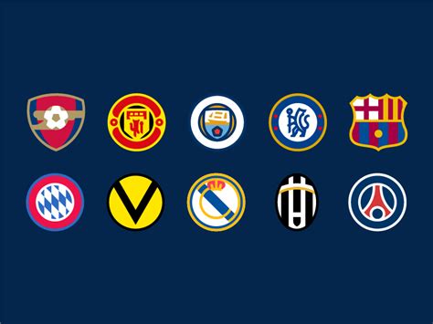 Set of soccer football club logo templates. Football Logos by Fraser Davidson for Cub Studio on Dribbble