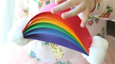 How To Make Paper Rainbow Easy And Simple Rainbow For Kids Paper