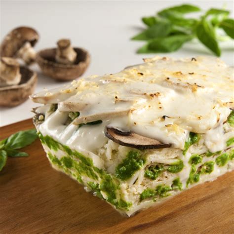 Lasagna De Pesto Y Champignones 1kg