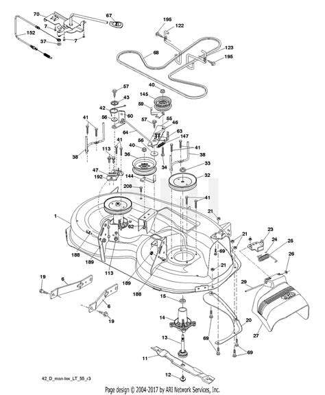 Poulan Pp175g42 96046007600 2015 08 Parts Diagram For Mower Deck