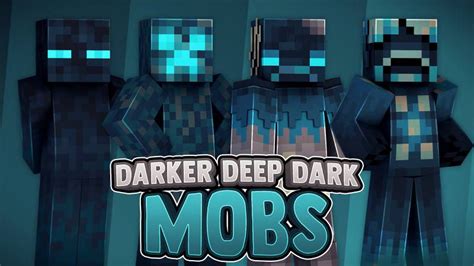 Darker Deep Dark Mobs By 57digital Minecraft Skin Pack Minecraft