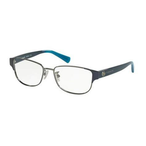 coach eyeglasses hc5079 9259 navy dark silver crystal navy azure grad 53mm