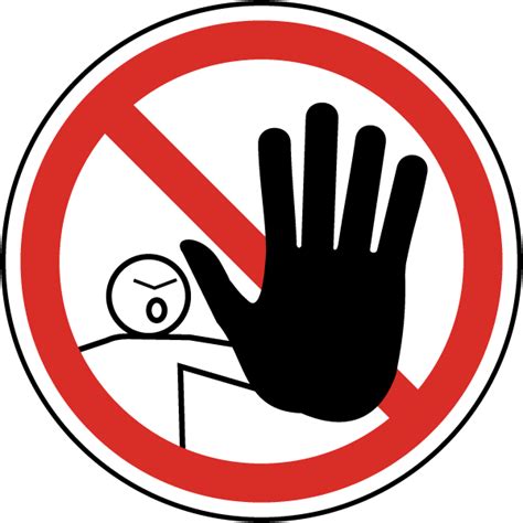 Unauthorized Sign PNG Transparent Image | PNG Mart