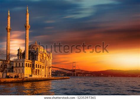 Ortakoy Mosque Bosphorus Bridge Istanbul During Stock Photo Edit Now