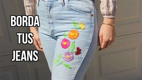 Flores Para Bordar En Jeans Por Servirnos De Un Ejemplo Se Pueden Ver