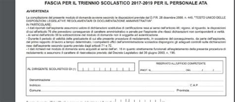 Diagramma Image Modello Di Reclamo Personale Ata Terza Fascia