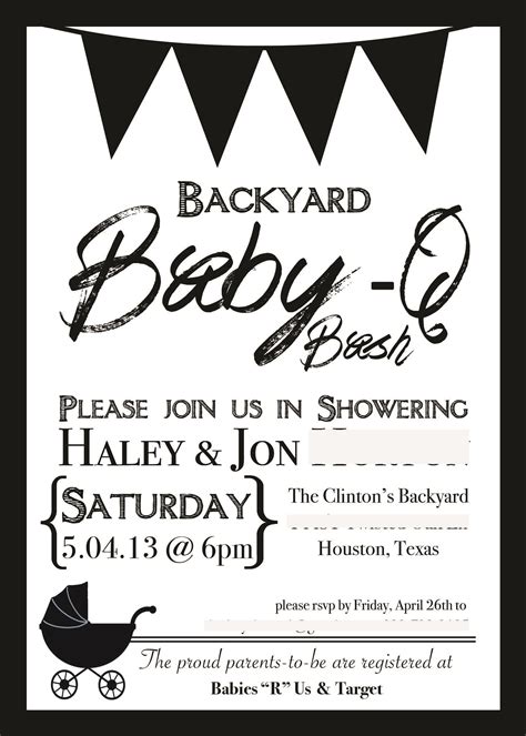 BabyQ invite | Baby q, Baby time, Babies r us