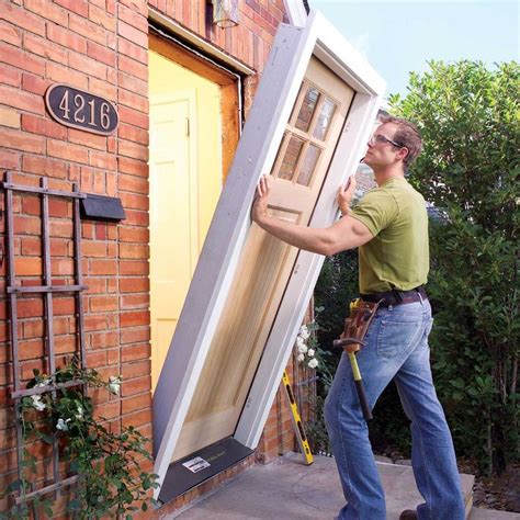 How To Replace An Exterior Door Prehung Exterior Door Replace