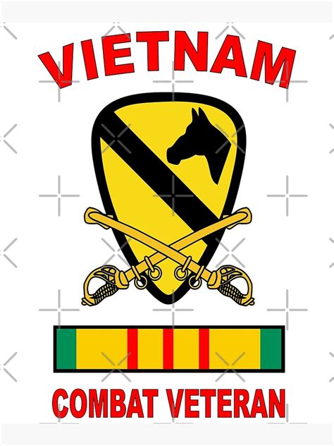 1st Cavalry Division Vietnam Veteran Photographic Print For Sale By
