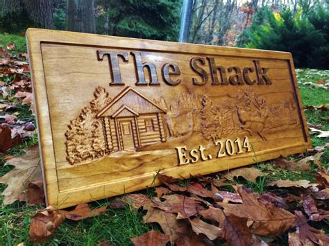 Personalized Cabin Sign Custom Wood Sign Rustic Cabin Decor Etsy Canada