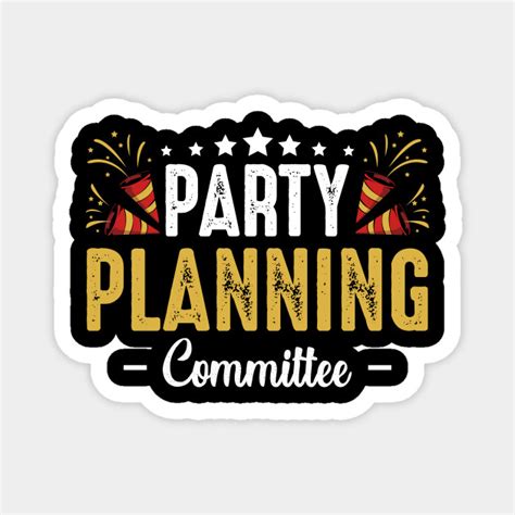 Party Planning Committee Festival Music Dancing Party Magnet