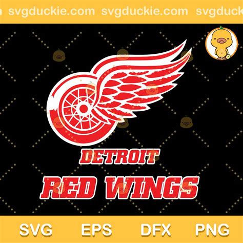 Love Detroit Red Wings Vector Svg Detroit Red Wings