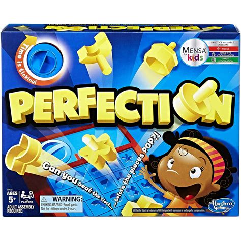 Perfection Game For 1 Or More Players Board Game For Kids Ages 5 And