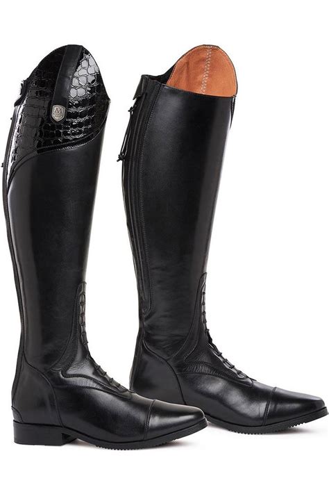 Mountain Horse Womens Sovereign Lux Tall Riding Boots Black Ii