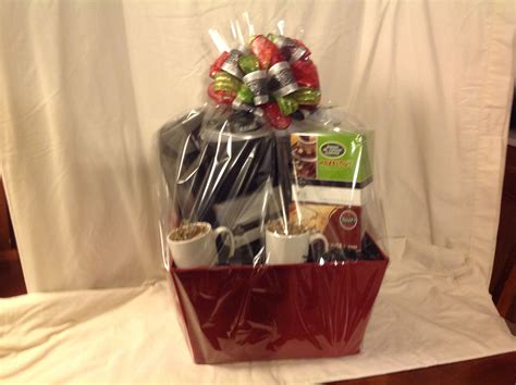 And if the gift receiver has some particular interests. Class donated basket a Keurig Coffee Maker in a basket ...