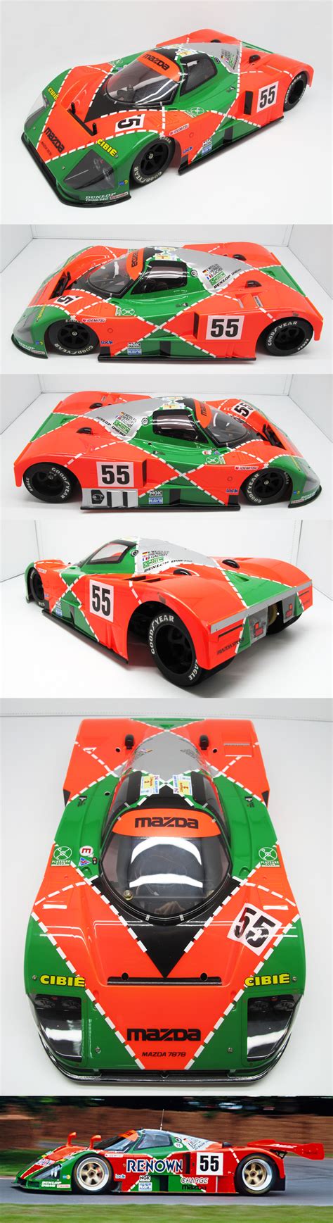 110 Mazda 787b 1991 Le Mans Decal Sticker Logo For Tamiya Chassis Tt01