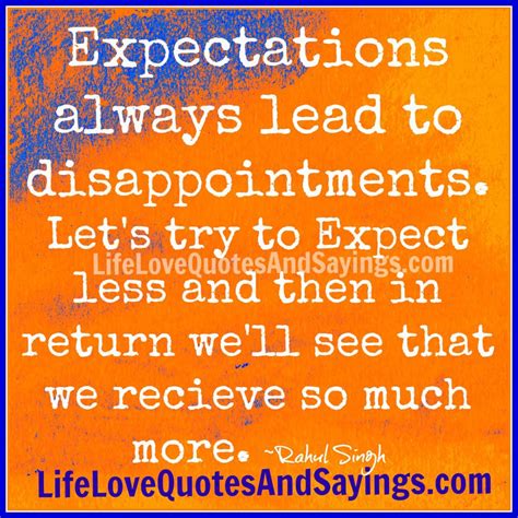 Expectations In A Relationship Quotes Quotesgram