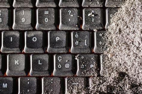 Buried Black Keyboard Stock Image Image Of Dust Soiled 50877603