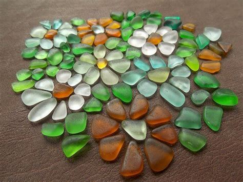 Authentic Multi Colors Sea Glass Bulk 100 Genuine Tide Etsy
